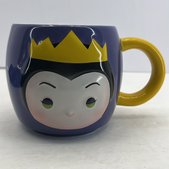 Disney Store Snow White Evil Queen Tsum Tsum Purple & Yellow 3D Mug Cup 16oz - Picture 13 of 13